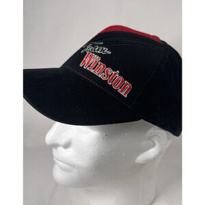 Team Winston #23 Jimmy Spencer NASCAR Hat Unisex One-Size Adjustable Red & Black